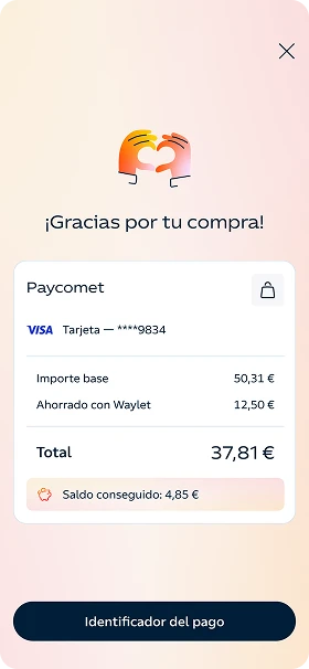 Confirmación del pago