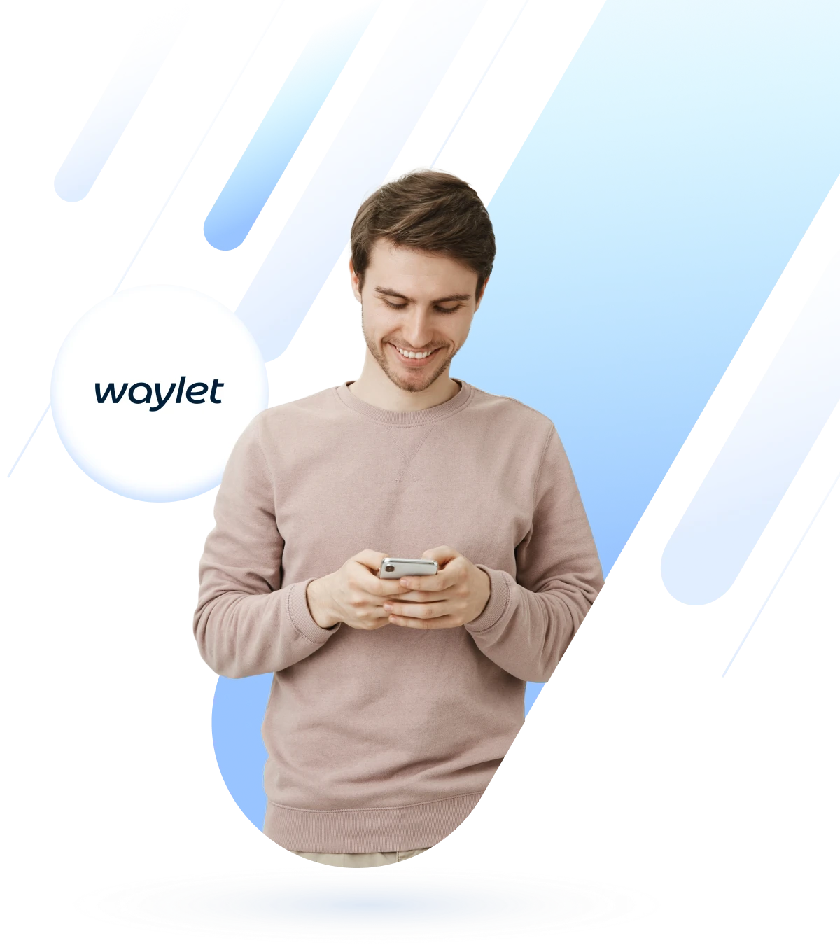 Persona pagando con Waylet